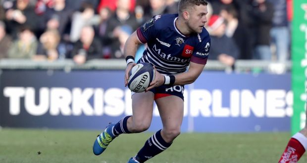 Ian Madigan in action for Bordeaux-Bègles: “He’s too talented a guy not to be snapped up by a club,” says Leinster backs coach Girvan Dempsey. Photograph: Morgan Treacy/Inpho.