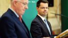 Minister for Foreign Affairs Charlie Flanagan and Northern Secretary James Brokenshire. They held a further round of talks in Stormont on Thursday