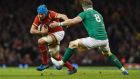 Justin Tipuric helped Wales dominate the backrow battle against Ireland in Cardiff. Photograph: Stu Forster/Getty