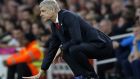  Arsene Wenger tried out a new formation for Arsenal’s FA cup quarter final win over Lincoln City at The Emirates. Photograph: Getty Images