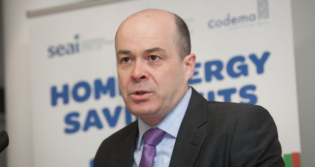  Minister for   Climate Action  Denis Naughten: The national mitigation plan, the first in five years, will set out how the Government intends to curb harmful gas emissions. Photograph: Gareth Chaney Collins