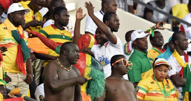 Mali supporters during the 2017 Africa Cup of Nations. Photograph: Getty Images