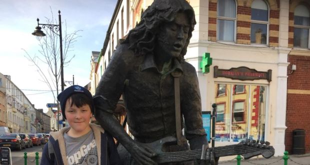 Daniel McNally and Rory Gallagher in Ballyshannon  