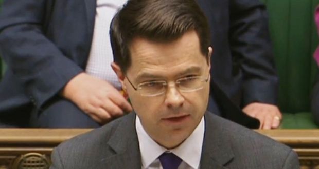 Northern Ireland secretary James Brokenshire:  “Should the talks not succeed in their objectives, the government will have to consider all options.” Photograph: PA 
