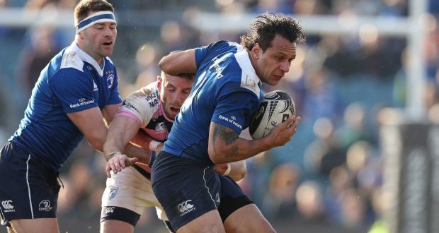 Isa Nacewa: “There is a great feeling around Leinster at the minute.” Photograph: Billy Stickland/Inpho