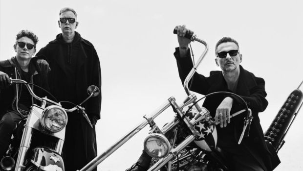 Martin Gore, Dave Gahan, and Andy Fletcher of Depeche Mode: photographer/director Anton Corbjin gave the group their mature, sometimes fetishistic aesthetic