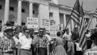 This anti-integration rally in Little Rock, Arkansas,  is  featured in I am not your Negro. 