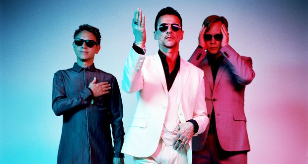 Dave Gahan, Martin Gore, and Andy Fletcher of Depeche Mode: photographer/director Anton Corbjin gave the group their mature, sometimes fetishistic aesthetic