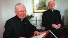 The late Cardinal Cahal Daly and former Catholic primate cardinal Seán Brady were both mentioned in the Northern Ireland Historical Institutional Abuse Inquiry report in relation to Smyth. File photograph: Matt Kavanagh