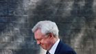 David Davis, British secretary of state for exiting the EU: had hoped London could retain the European Banking Authority and European Medicines Agency postBrexit. Photograph: Andy Rain