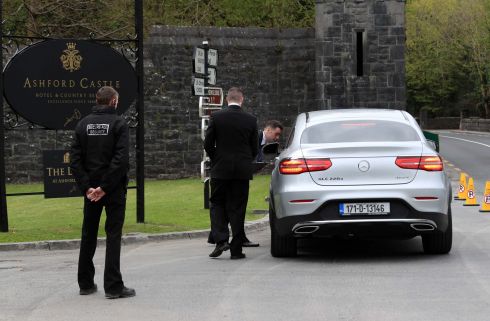 Guests arrive at Ashford Castle, Cong. Photograph: Colin Keegan/Collins Dublin