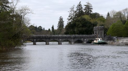 The picturesque bridge over the entrance to Ashford Castle, Cong - a stunning venue for the star-spangled McIlroy-Stoll wedding. Photograph: Colin Keegan/Collins Dublin
