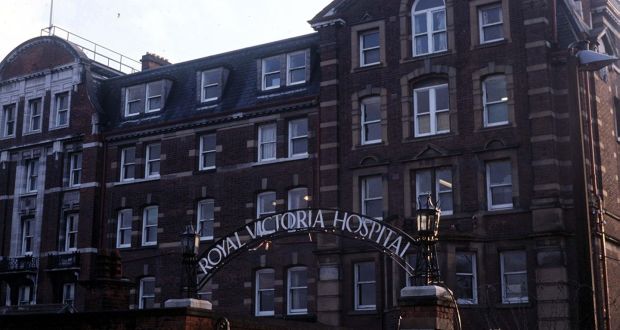  The Royal Victoria Hospital in Belfast. Since the late 1990s there have been five official reports  in the North that have advised cutting the number of acute hospitals from 15 to four
