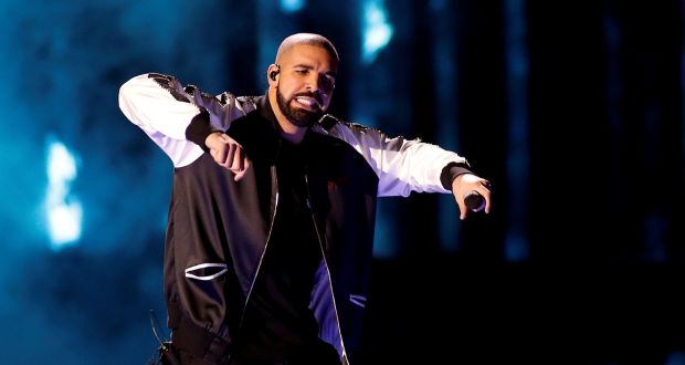 Canadian music star Drake: His song ‘One Dance’ was the biggest digital single of 2016, according to the IFPI. Photograph: Steve Marcus/Reuters