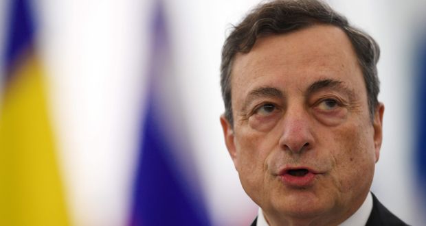 ECB president Mario Draghi said earlier this year that policymakers were now confident they had removed the threat of  severe deflation.  Photograph: Frederick Florin/AFP/Getty Images