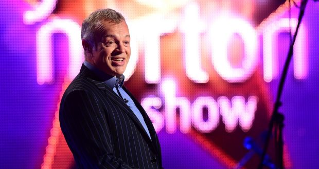 Presenter Graham Norton during filming of the Graham Norton show. Photograph: Ian West/PA Wire