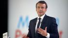 France’s president-elect Emmanuel Macron: the centrist leader “is going to struggle to get a majority” in parliamentary elections next month, Mr Zahn said.  Photograph: Geoffroy van der Hasselt/AFP/Getty Images