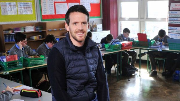 Teacher Mark Russell: “Even adults who have never referenced mindfulness before could look at the video and understand what it’s all about.” Photograph: Daragh McSweeney/Provision