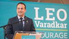 Fine Gael leadership candidate Leo Varadkar at the launch of his policy document in Dublin. Photograph: Gareth Chaney/Collins