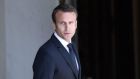 French president Emmanuel Macron’s main priority in meeting Donald Trump is “to reaffirm the cohesion, unity and solidity” of Nato, an adviser said. Photograph: Stephane de Sakutin/AFP/Getty Images