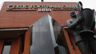 The statule in honour of  Jock Stein outside Celtic Park in Glasgow. Photograph:  Jeff J Mitchell/Getty Images