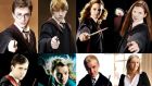 Magnificent seven plus one: (clockwise from top left) Daniel Radcliffe, Rupert Grint, Emma Watson, Bonny Wright, JK Rowling, Tom Felton, Evanna Lynch and Matthew Lewis