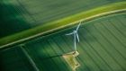 Producing more renewable electricity when the wind blows comes at no additional cost to the producer, and the zero marginal cost of electricity from wind, when it is available, squeezes out more expensive electricity generated from gas or coal. Photograph: Krisztian Bocsi/Bloomberg