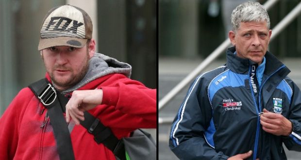 Ronan Stephens (left) from Captain’s Road, Crumlin and Brian Stacey from Derry Drive in Crumlin are accused of being drunk during a boat chase on the River Liffey. Photographs: Collins  