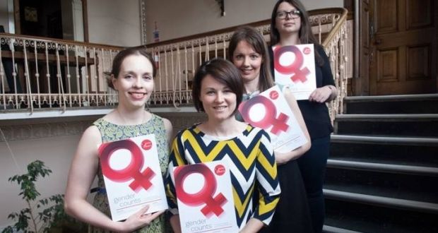 Pictured at the report's launch were researchers (L-R) Dr Tanya Dean, Dr Brenda Donohue, Dr Ciara O'Dowd and Ciara Murphy. Photograph: Kate Horgan 