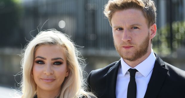 Laura Lacole and Republic of Ireland footballer Eunan O’Kane have won a landmark High Court case in Belfast to secure official recognition of their humanist wedding. Photograph: PA 