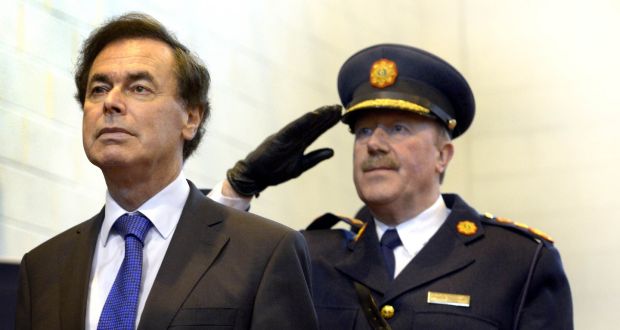 Former minister for justice Alan Shatter with former Garda commissioner Martin Callinan. File photograph: Brenda Fitzsimons