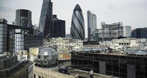 The City of London. US banks are considering their Brexit options