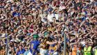 A section of the  packed house at Nowlan Park watch Henry Shefflin in action: “It was two teams facing off in a battle in a desert heat, testing themselves to the last drop.” Photograph: Morgan Treacy/Inpho