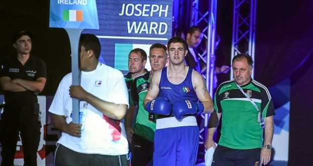 Joseph Ward won his third European title on Saturday. Photograph: Getty Images