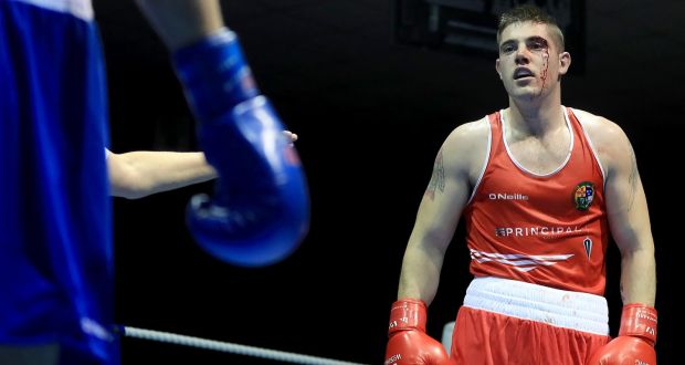 Joe Ward: chalked up a third European Championship gold medal by defating the Russian champion in the final in the Ukraine. Photograph: Donall Farmer/Inpho 