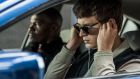Jamie Foxx and Ansel Elgort in Baby Driver