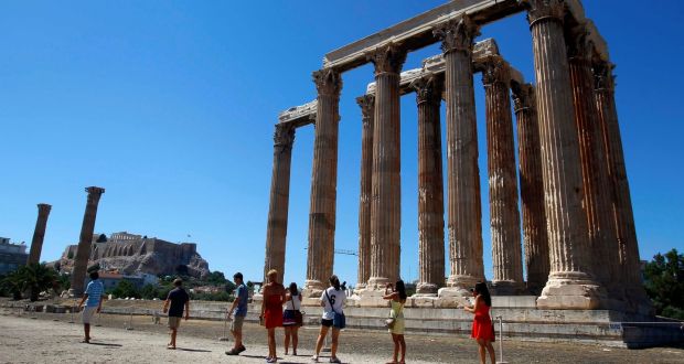 For tourists, Greece is “just a holiday destination with colourful celebrations, photos and Facebook posts”. Photograph: Yannis Behrakis/Reuters