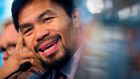 Manny Pacquiao’s world title fight with Jeff Horn will be “short and sweet” with a knockout likely, his trainer Freddie Roach  predicted.  Photograph: Patrick Hamilton/AFP/Getty Images