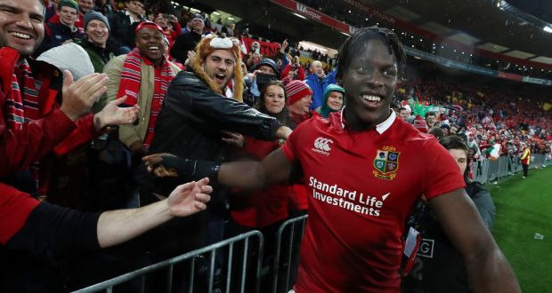 Maro Itoje produced another impressive performance as the Lions beat the All Blacks 24-21 in Wellington. Photograph: David Rogers/Getty
