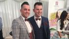 Michael McCarthy and Paul Carroll at Bellewstown Races: pair won best dressed couple award