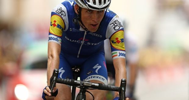  Daniel Martin of Ireland and team Quick-Step Floors in action during stage nine of Le Tour de France 2017, a 182km stage between Nantua and Chambery. Photograph: Bryn Lennon/Getty Images