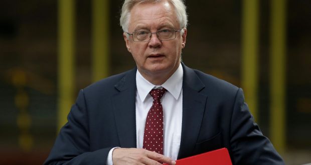  British Brexit  minister  David Davis: The UK is understood to have demanded a far more detailed breakdown of the EU’s methodology for calculating its financial liabilities, widely estimated at some €65 billion. Photograph: Daniel Leal-Olivas/AFP/Getty Images