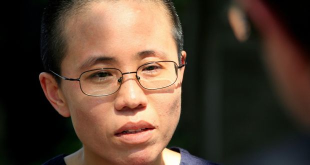 Liu Xia: wife of veteran Chinese pro-democracy activist Liu Xiaobo remains under house arrest. Photograph:  Reuters/David Gray