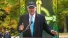 Ohio businessman Ed Crawford, who has emerged as the front-runner to become the next US ambassador to Ireland, at the opening of an Irish Cultural Garden in Cleveland. Image: YouTube. 