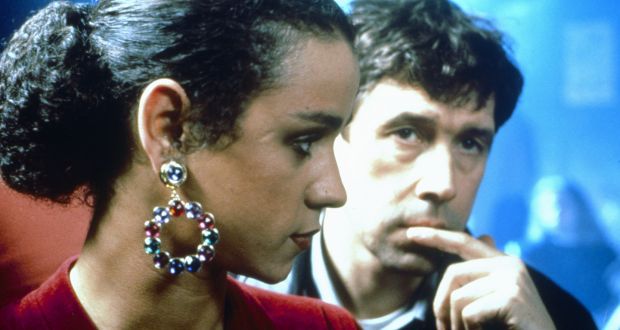 Jaye Davidson and Stephen Rea in The Crying Game. “It’s amazing it happened at all,” says Rea. “When we made it, it was the only film in production in England or Ireland.”
