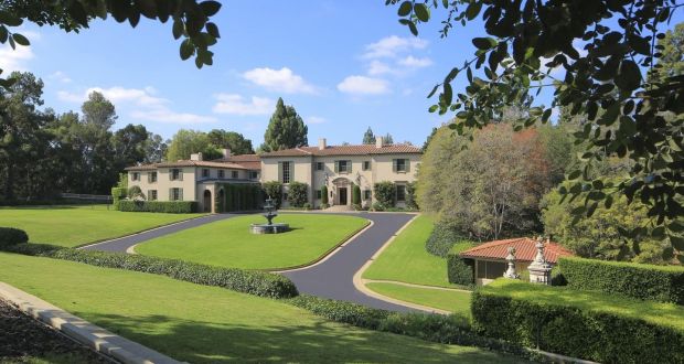 The 12,000-square-foot, 1936 Tuscan-style home was designed by architect Robert D Farquhar. Photograph: Mercer Vine