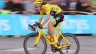 Tour de France champion Chris Froome in action earlier this month. Photograph: Getty Images