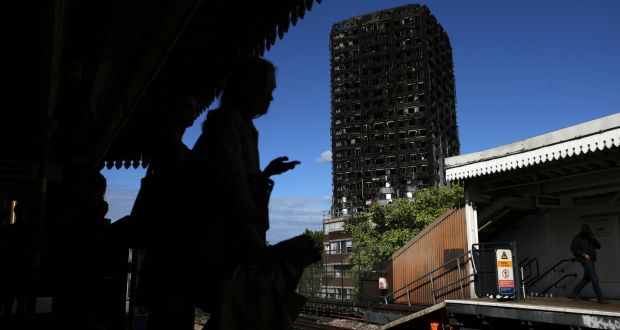 At least 80 people died in a fire at the Grenfell Tower apartment block in June. Photograph: Daniel Leal-Olivas/AFP/Getty Images