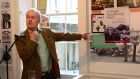 Kevin Myers at launch of his book last year. Photograph: Dara Mac Dónaill 
