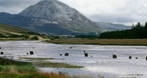 Tourism is still a massive resource for Donegal, with unspoilt beaches, Mount Errigal (above), Glenveagh National Park, Tory Island  and the marketing success of the Wild Atlantic Way. Photograph:  Getty Images